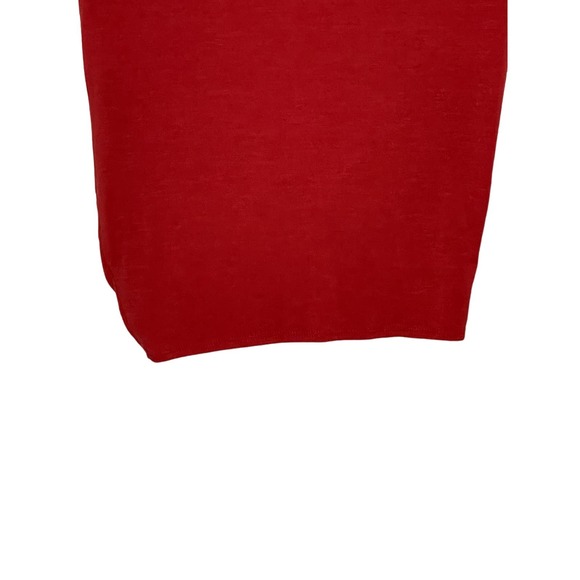 Helmut Lang Womens Skirt Stretchy Casual Wool Blend Harrow Red Sz. 26 Petite NWT - Picture 4 of 8